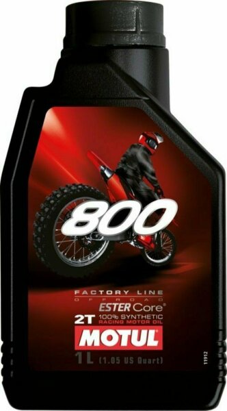 Öl - Motorenöl 2-Takt - Motul 800 Motoröl Off Road - 1 Liter Flasche (MOTUL)