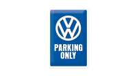 VW Parking Only Schild